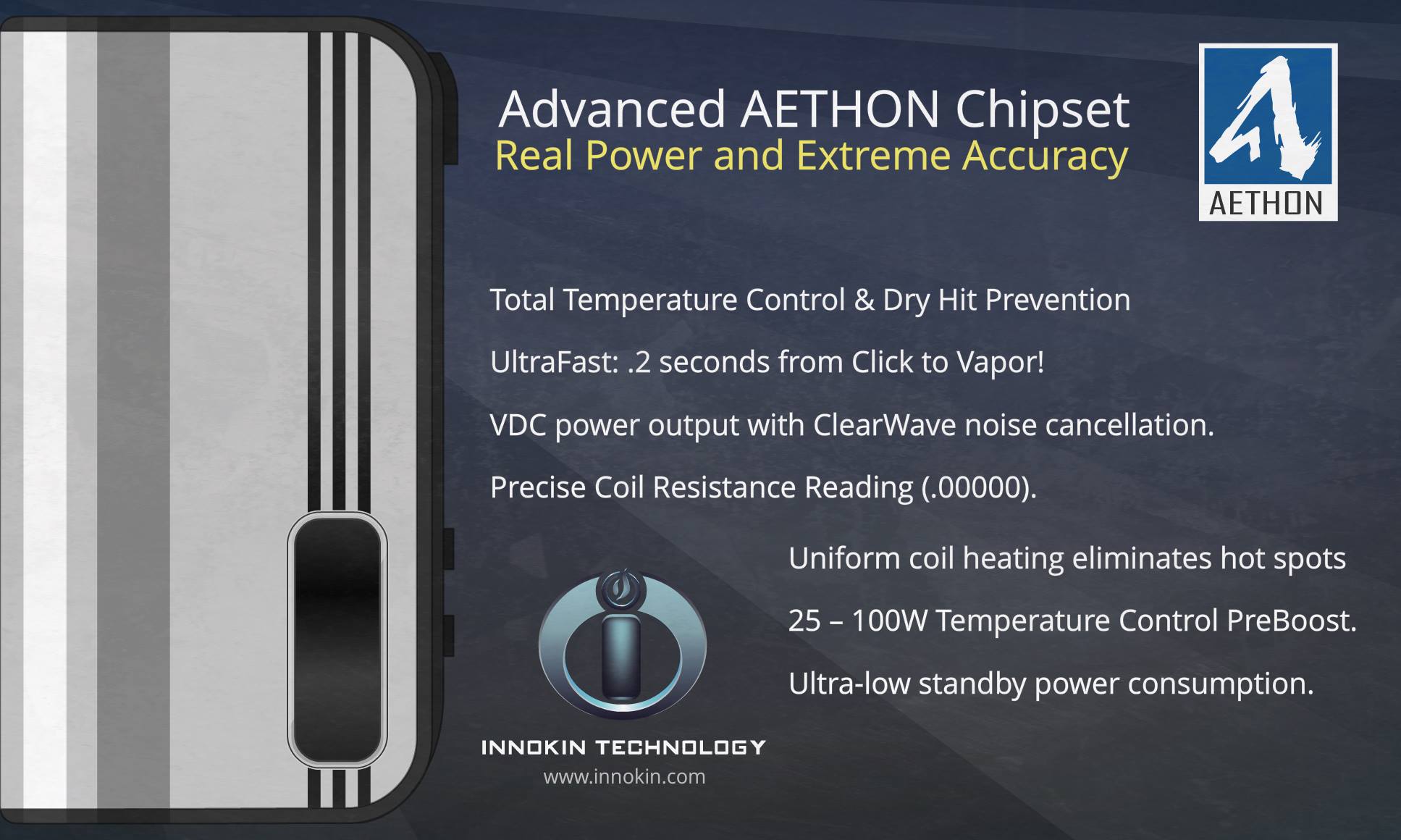 Innokin new AETHON Temperature Control Board.