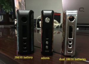 new sample for 26650 and dual 18650 batteries